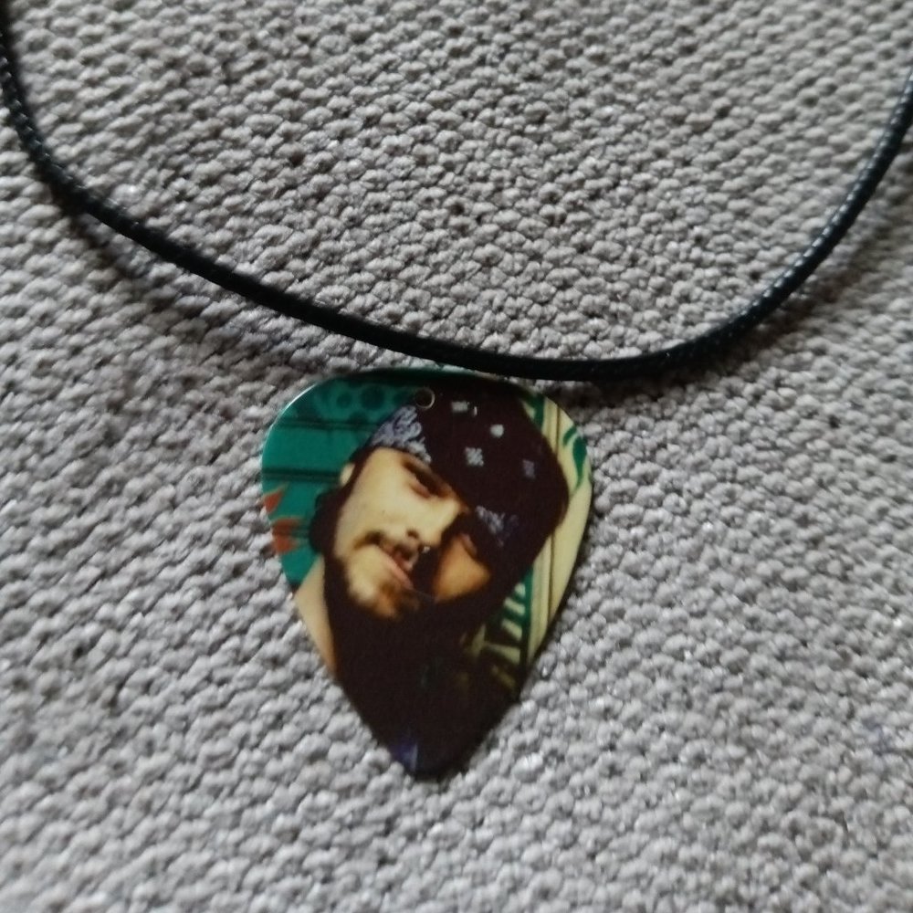 BLACK LABEL SOCIETY JEFF FABB GUITAR PICK NECKLACE